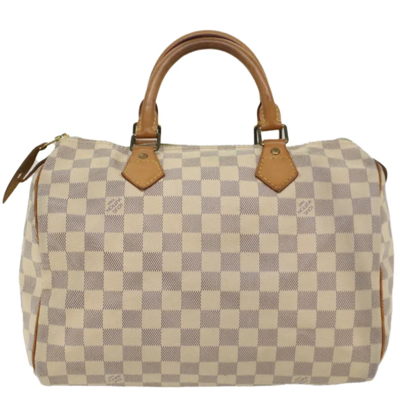 Louis Vuitton Damier Azur Speedy 30 Hand Bag N41533 LV Auth 49232