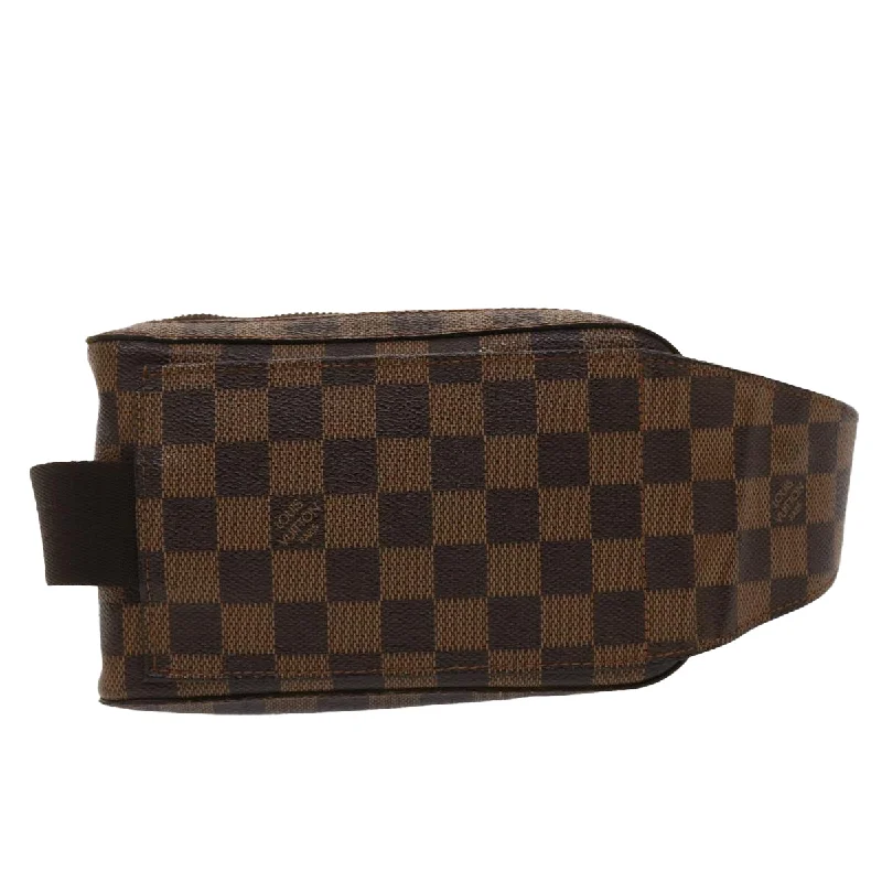 LOUIS VUITTON Damier Ebene Geronimos Shoulder Bag N51994 LV Auth 46569