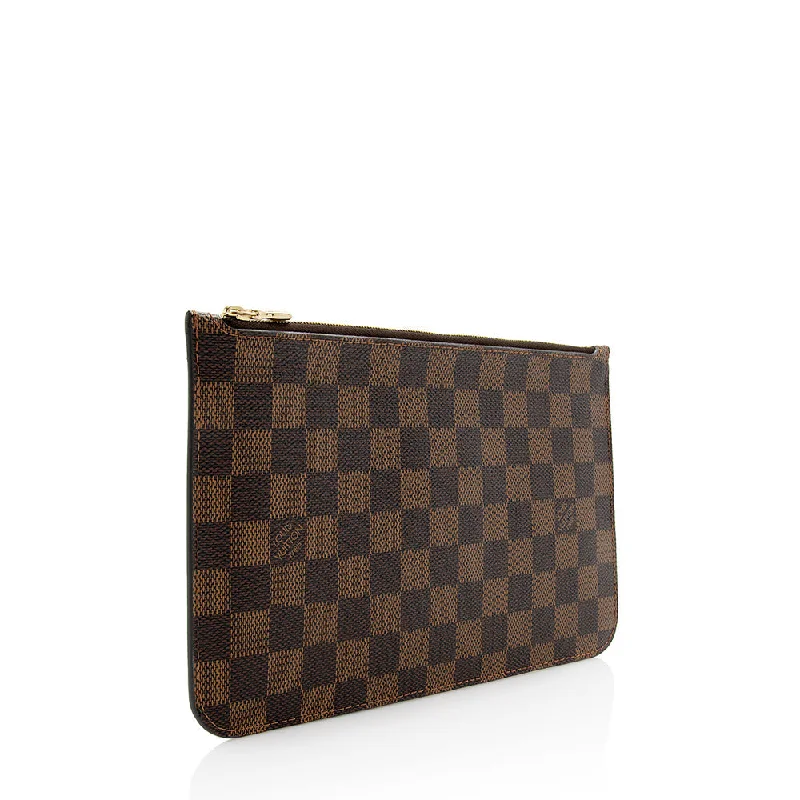 Louis Vuitton Damier Ebene Neverfull GM Pochette (SHF-22033)