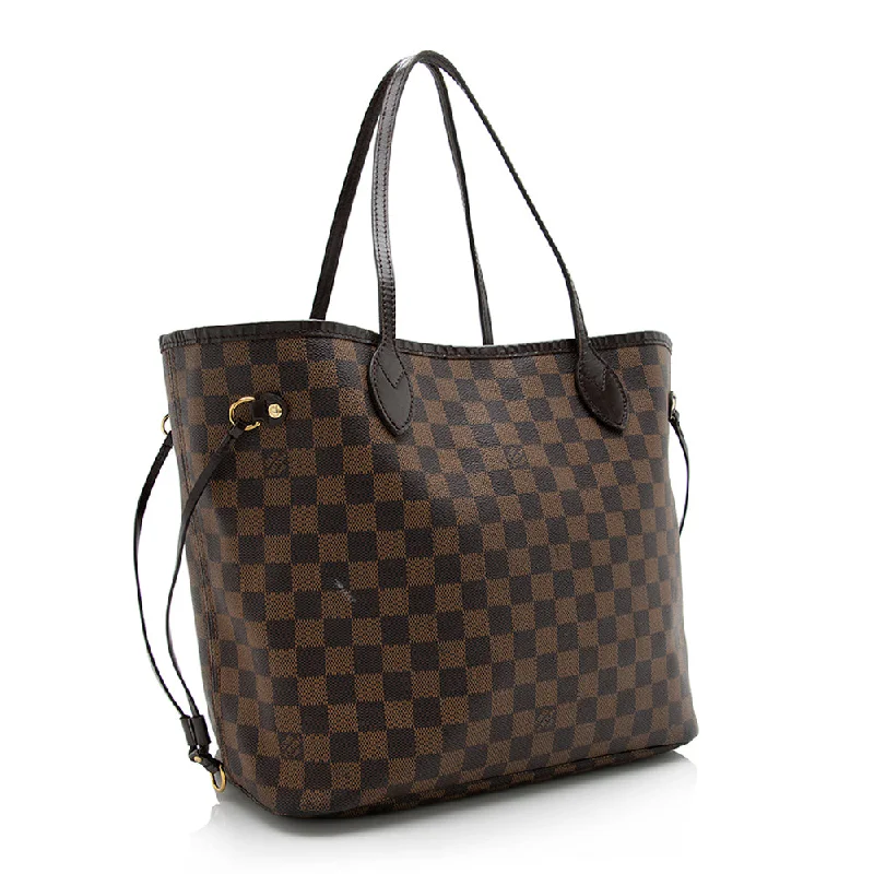 Louis Vuitton Damier Ebene Neverfull MM Tote (SHF-21203)