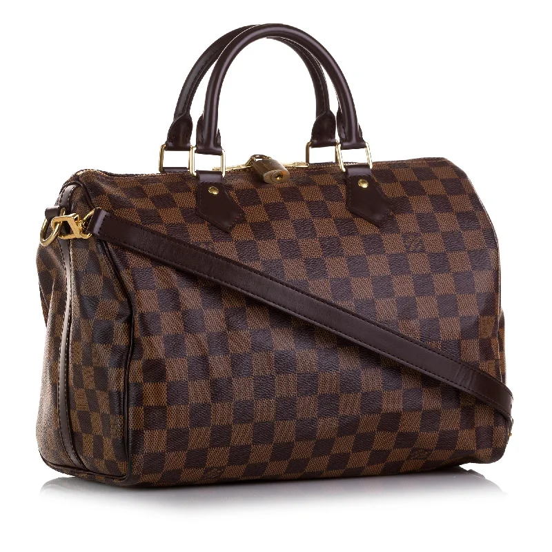 Louis Vuitton Damier Ebene Speedy Bandouliere 30 (SHG-qpvxqm)