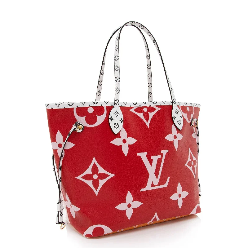 Louis Vuitton Giant Monogram Canvas Neverfull MM Tote (SHF-Xr8asM)