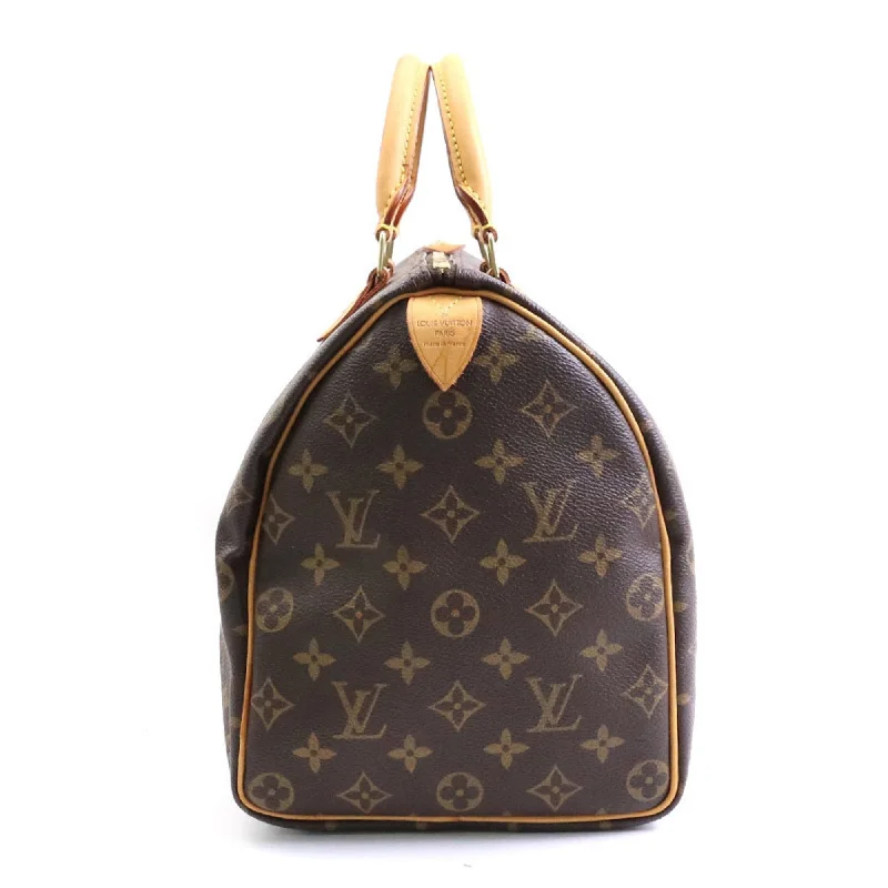 LOUIS VUITTON Handbag Monogram Speedy 35 Canvas Brown Unisex M41524