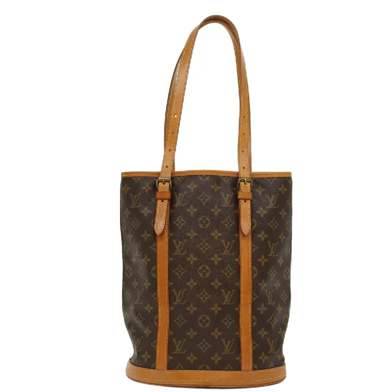 LOUIS VUITTON Monogram Bucket GM Shoulder Bag M42236 LV Auth 49236