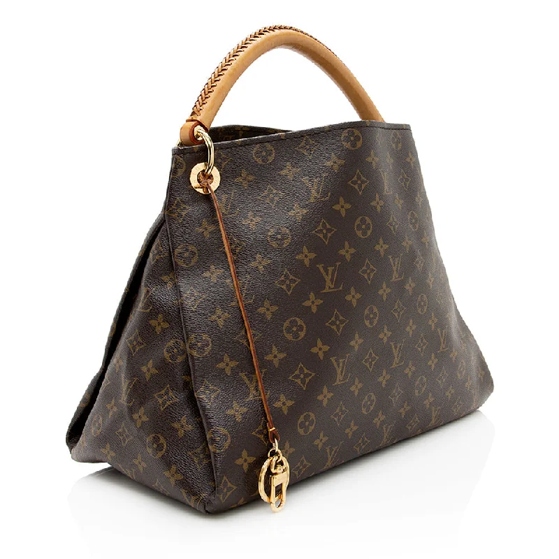 Louis Vuitton Monogram Canvas Artsy MM Shoulder Bag (SHF-21696)