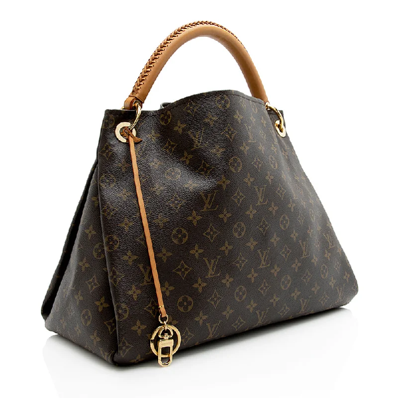 Louis Vuitton Monogram Canvas Artsy MM Shoulder Bag (SHF-21699)