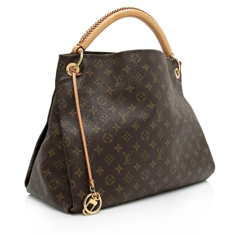 Louis Vuitton Monogram Canvas Artsy MM Shoulder Bag (SHF-23698)