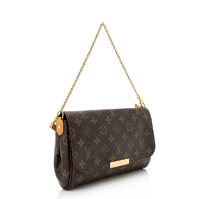 Louis Vuitton Monogram Canvas Favorite MM Shoulder Bag (SHF-22043)