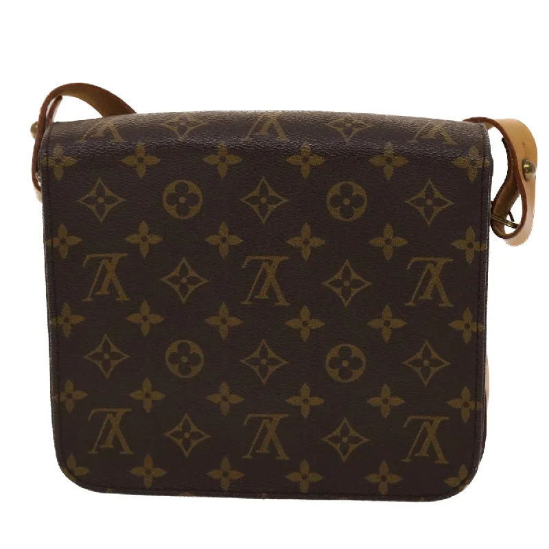 LOUIS VUITTON Monogram Cartouchiere MM Shoulder Bag M51253 LV Auth 43460