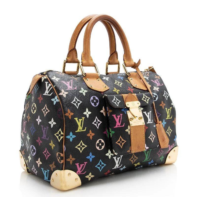 Louis Vuitton Monogram Multicolore Speedy 30 Satchel (SHF-22398)