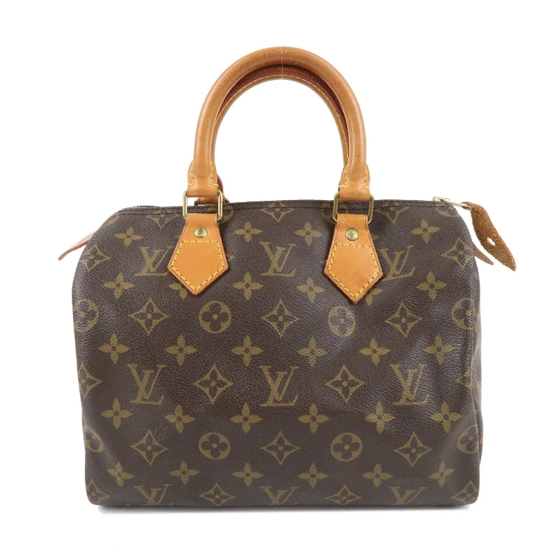 Louis Vuitton Monogram Speedy 25 Hand Bag Boston Bag M41528