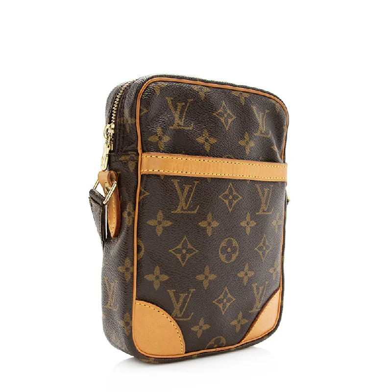 Louis Vuitton Vintage Monogram Canvas Danube Shoulder Bag (SHF-20197)