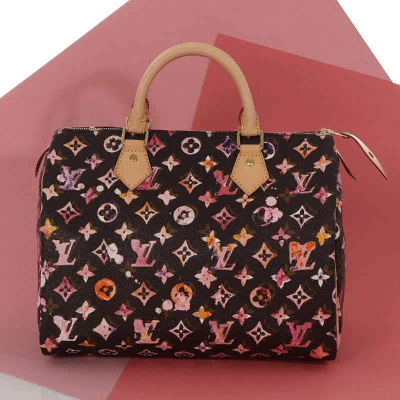 Louis Vuitton Brown Watercolor Aquarelle Speedy 30