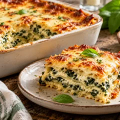 Baked Spinach & Ricotta Lasagna