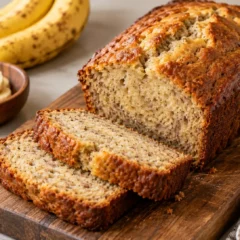 Moist Homemade Banana Bread