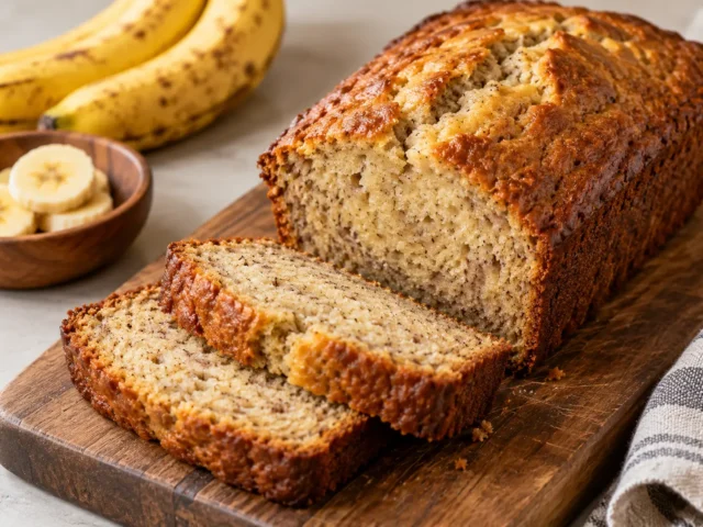 Moist Homemade Banana Bread