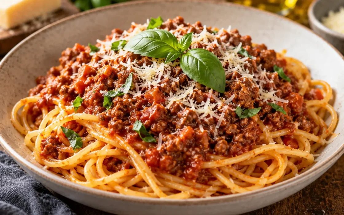 Slow-Simmered Spaghetti Bolognese