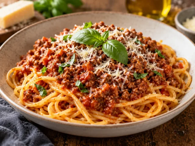 Slow-Simmered Spaghetti Bolognese