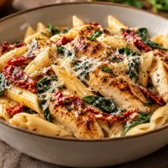 Creamy Tuscan Chicken Penne