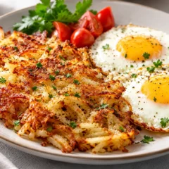 Crispy Diner-Style Hash Browns & Eggs