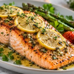 Lemon-Herb Baked Salmon