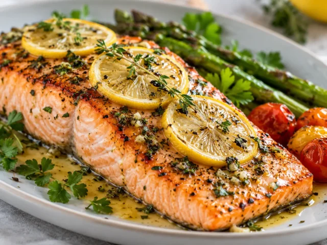 Lemon-Herb Baked Salmon