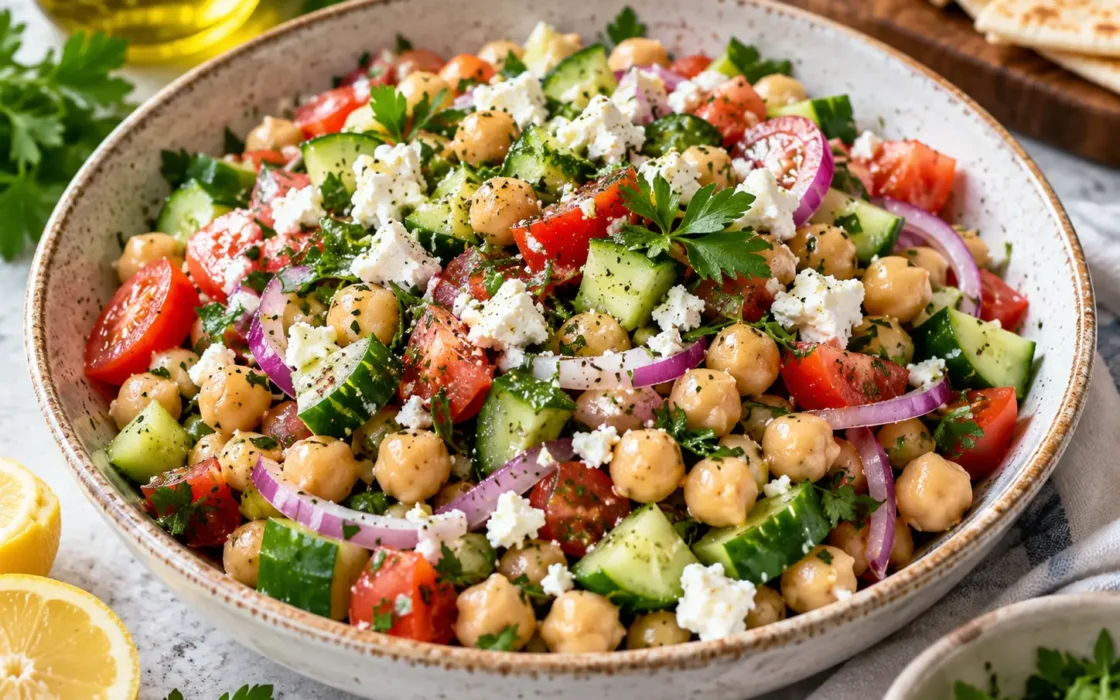 Mediterranean Chickpea Salad