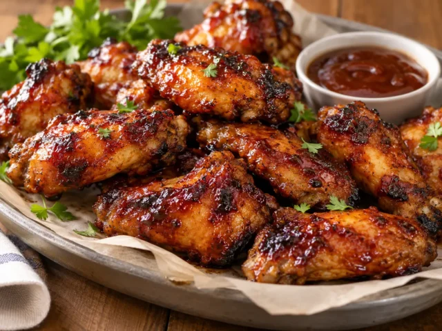 Oven-Baked BBQ Chicken Wings