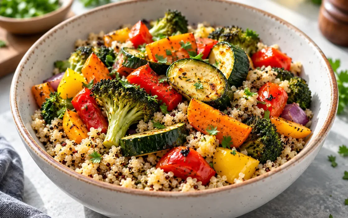 Roasted Vegetable Quinoa Bowl
