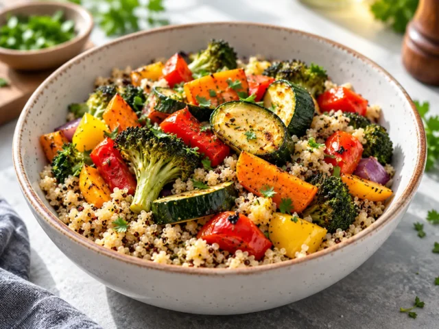 Roasted Vegetable Quinoa Bowl
