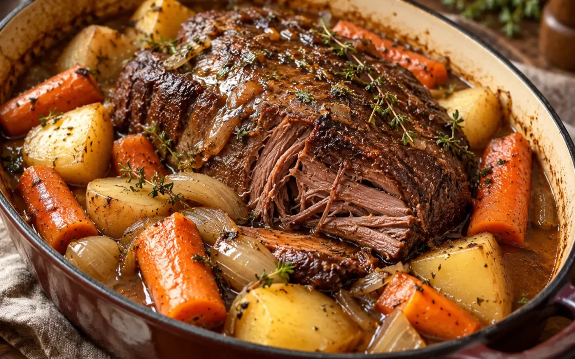 Fall-Apart Slow-Cooked Beef Pot Roast