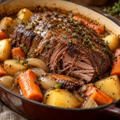 Fall-Apart Slow-Cooked Beef Pot Roast
